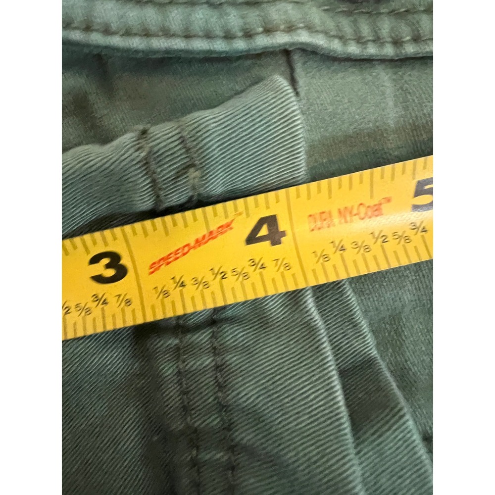 Kut from the Kloth Womens Cargo Shorts Olive Green Size 6 Utility Mini Short - Picture 6 of 7